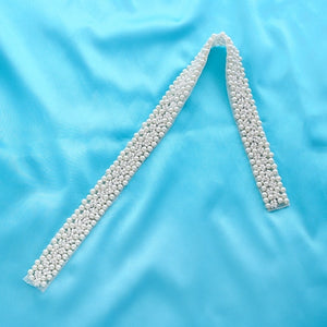 Pearls Wedding Belts handmade Bridal Belts Fashionable Pearl Beaded Bridal Sashes Wedding Accessories J164